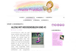 Blog über hochsensible Kinder